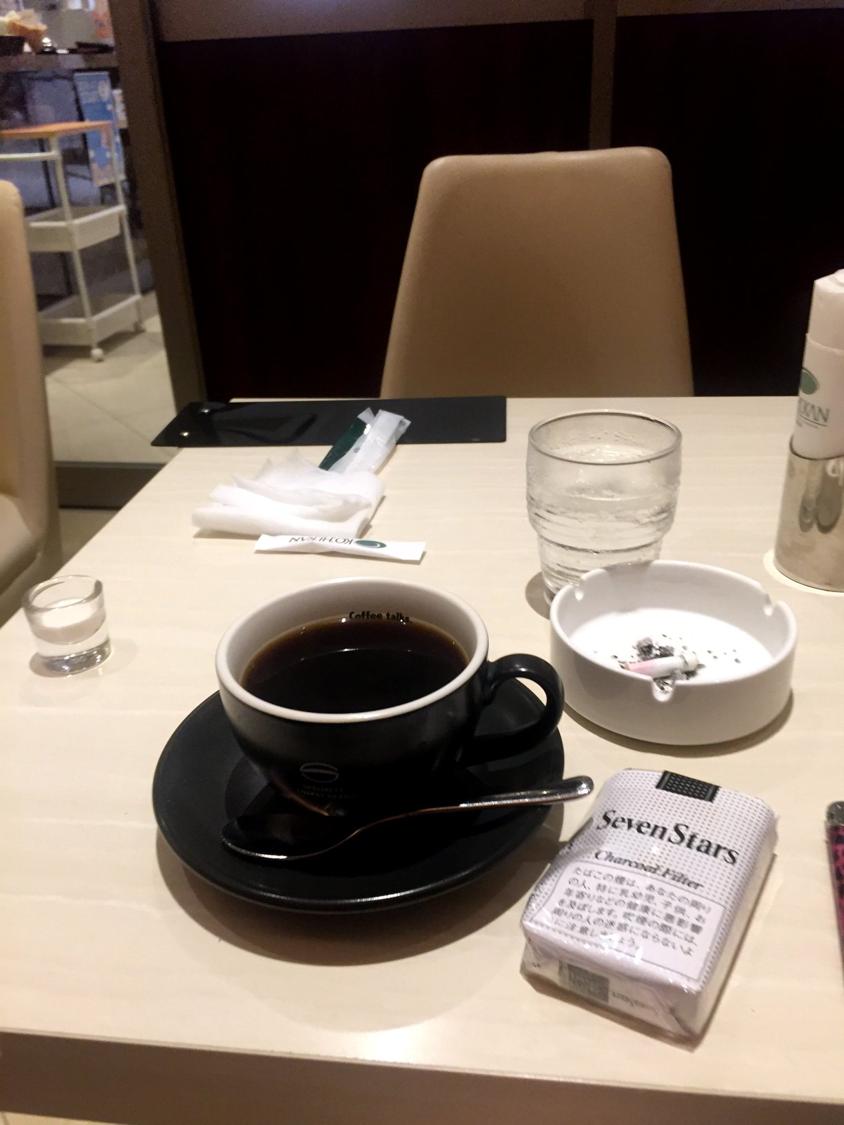 ここのカフェのコーヒー