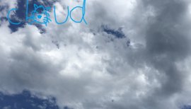 空を見上げて