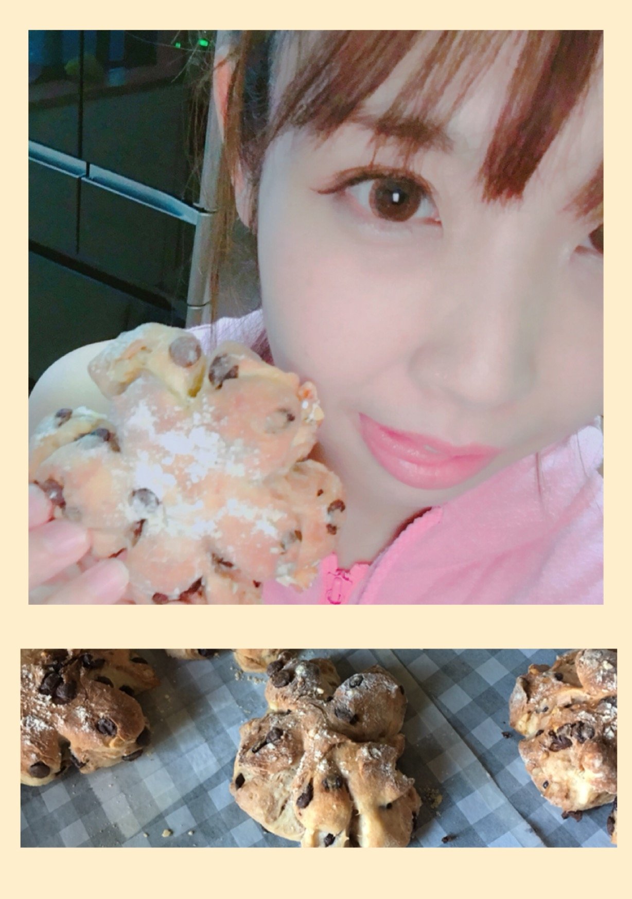 チョコチップ胡桃パン