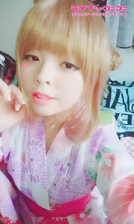 浴衣きてみた動画〜
