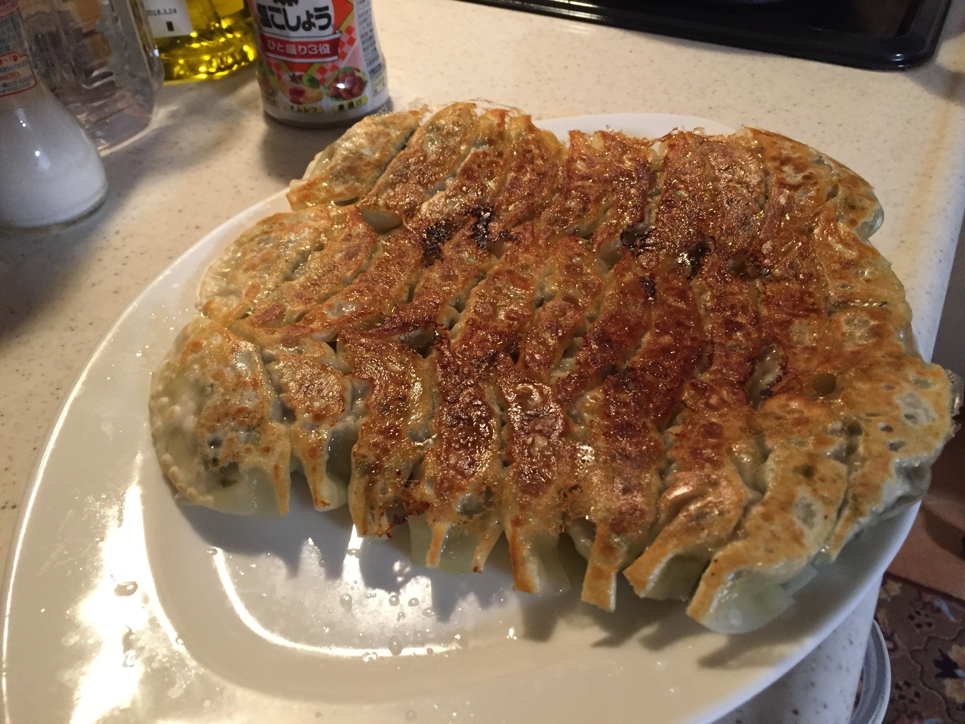 スタミナ！手作り餃子。