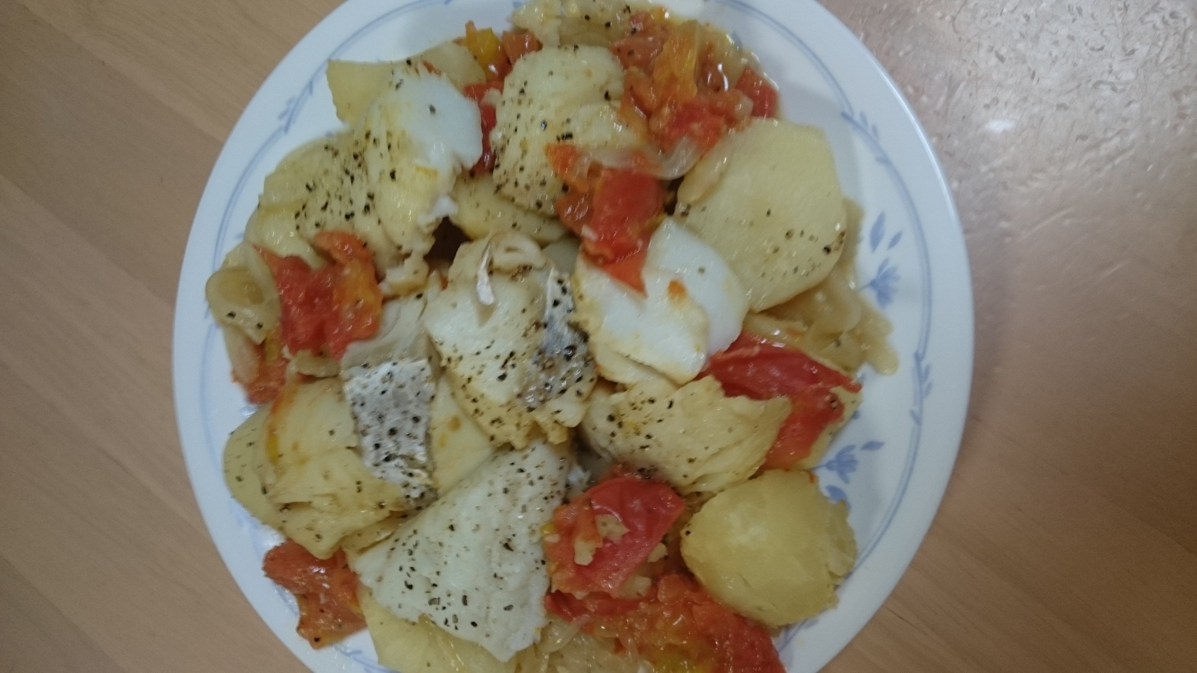 たら＆ポテトの蒸し煮