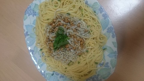 納豆パスタ