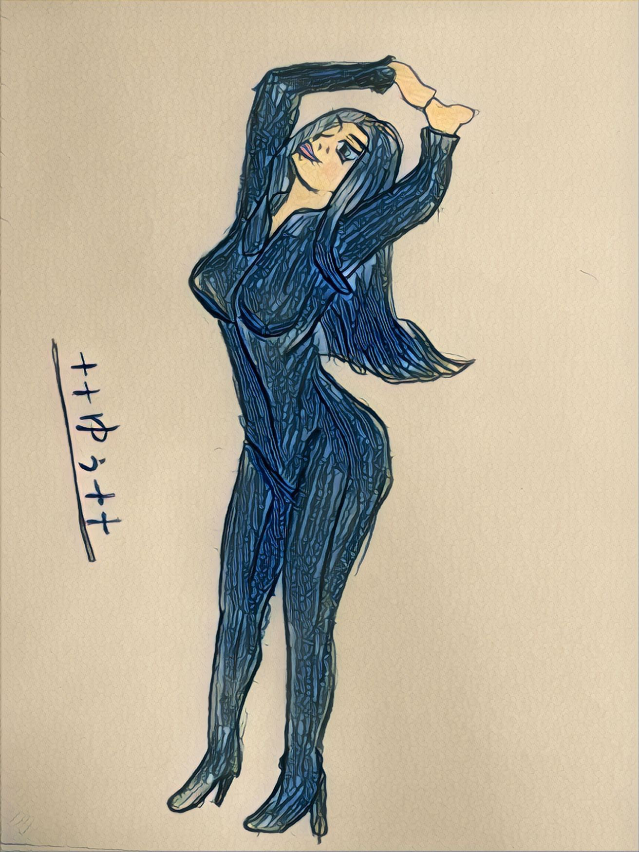 描いていただく