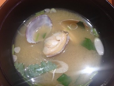 みそ汁もキラキラ