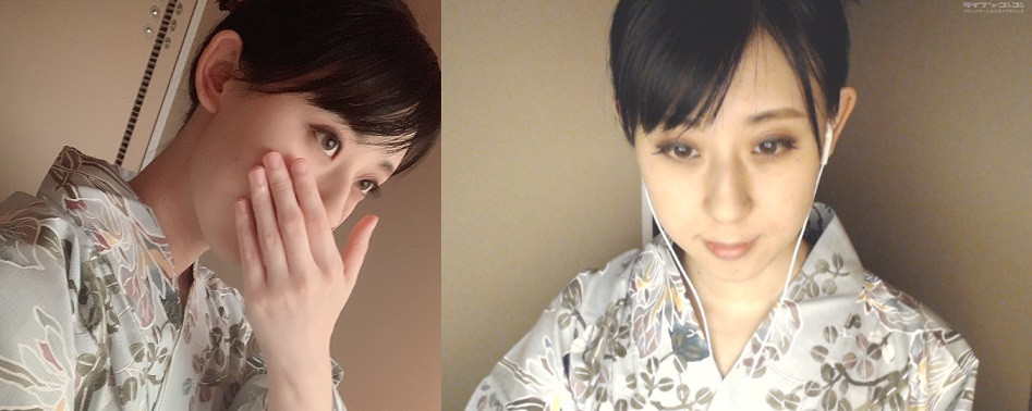 浴衣姿だけ褒められる女