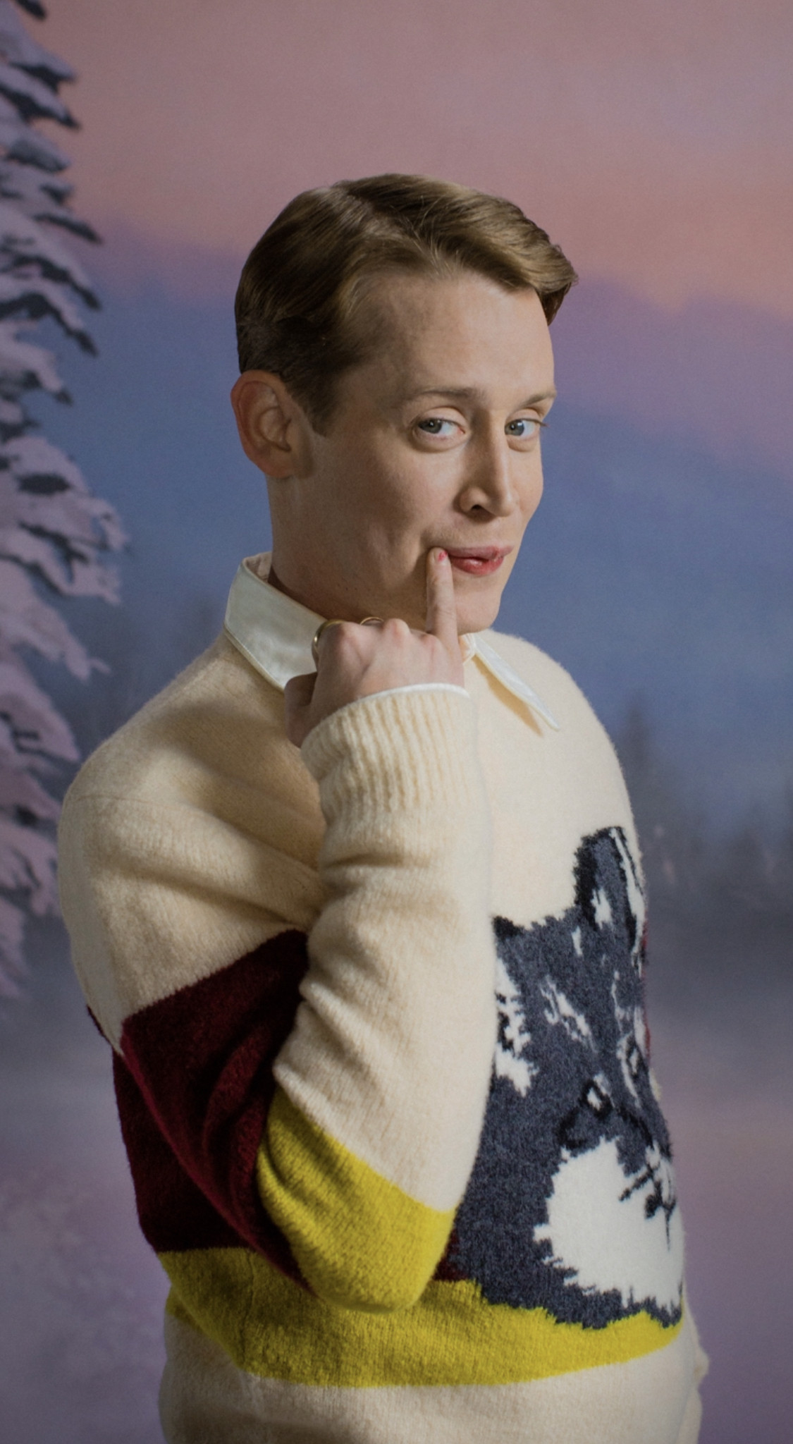 …おや？マコーレ・カルキンのようすが…！