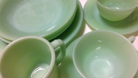 翡翠の食器
