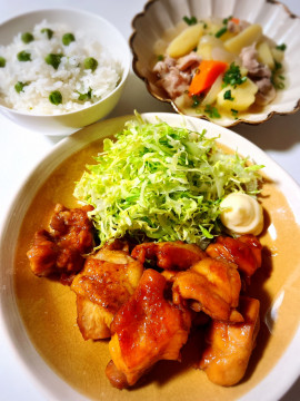 夜ごはん( ^ω^ )