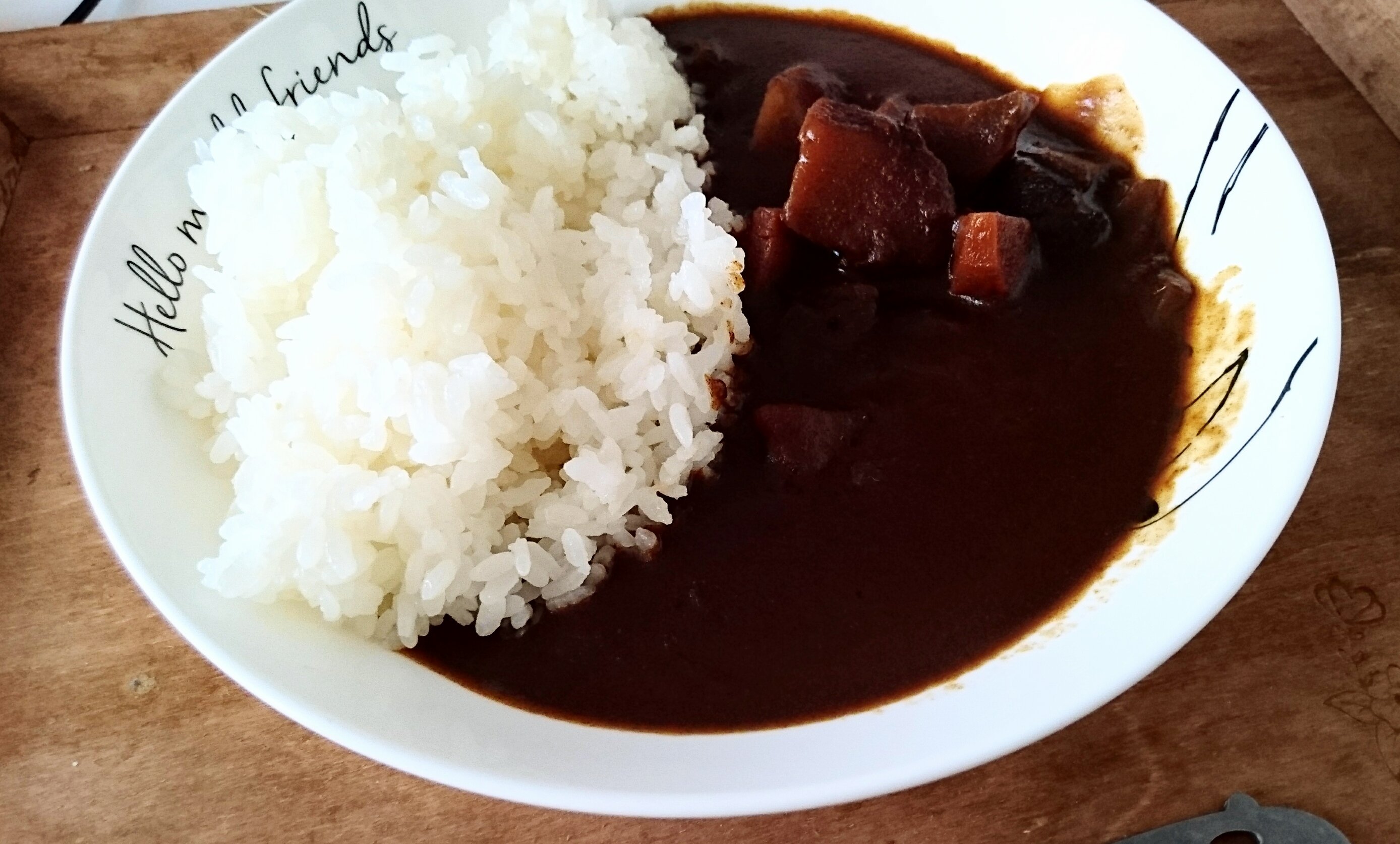 カレーライスはおかず！