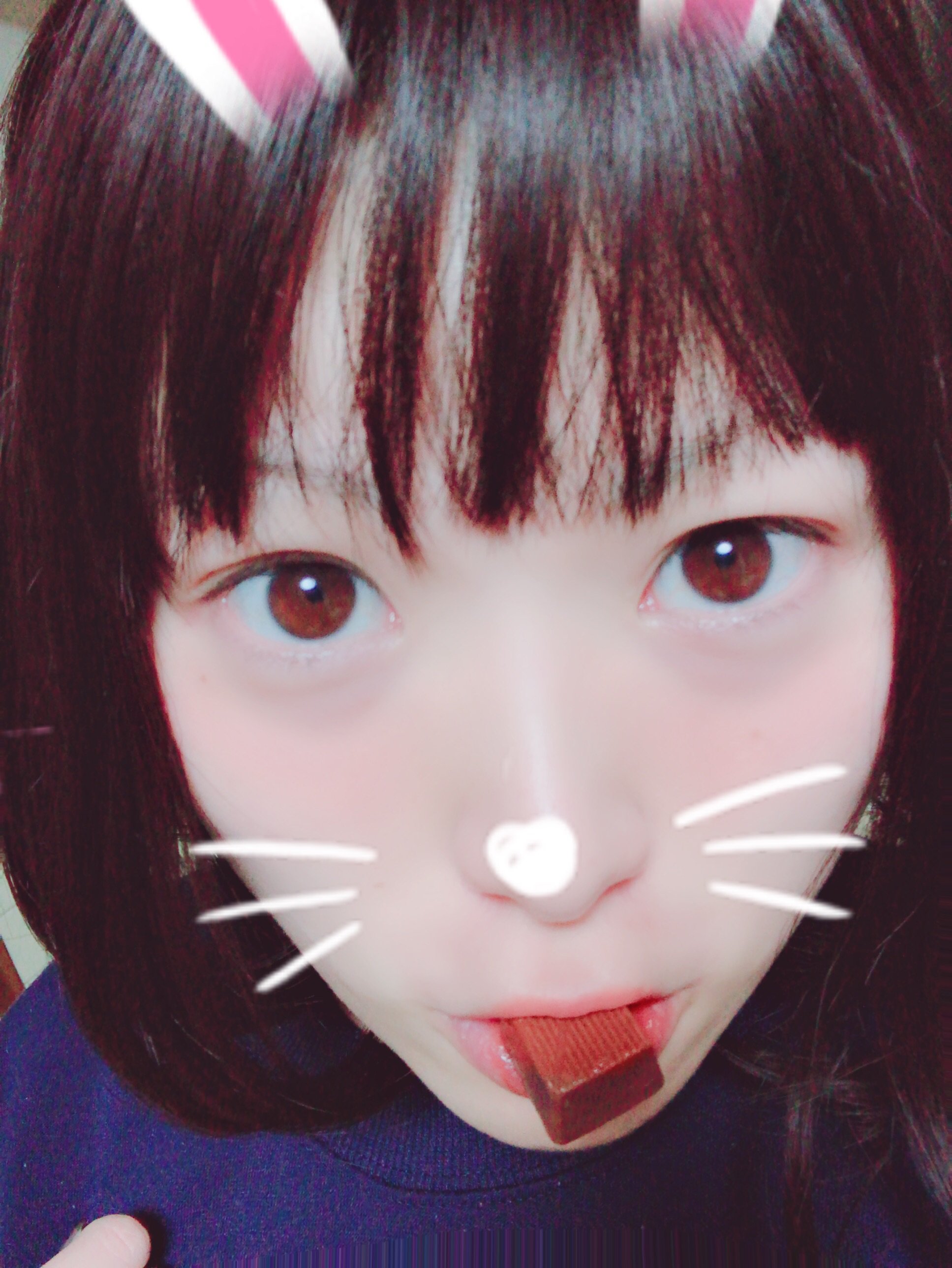 お風呂あがりのチョコ(*´Д｀*)