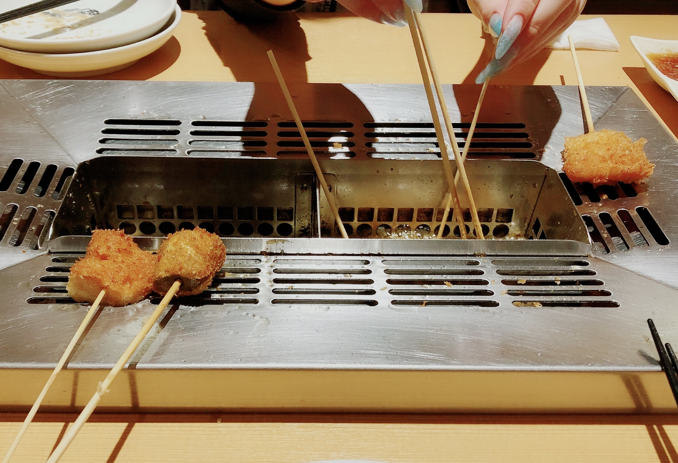 友達と串カツ〜☆☆☆☆☆