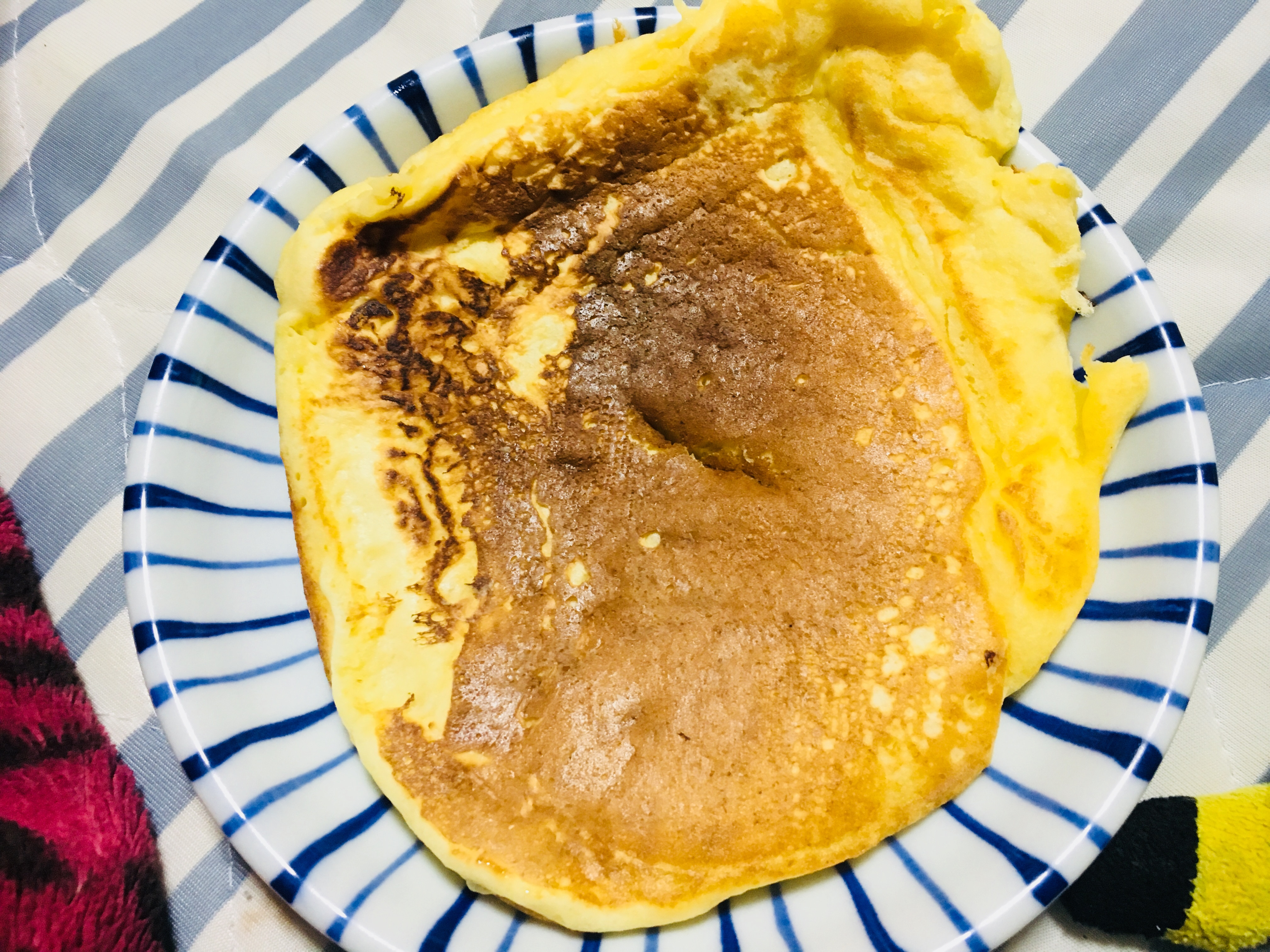 深夜にホットケーキ