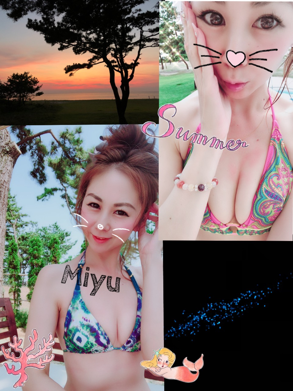 水着どっちが似合うかな？