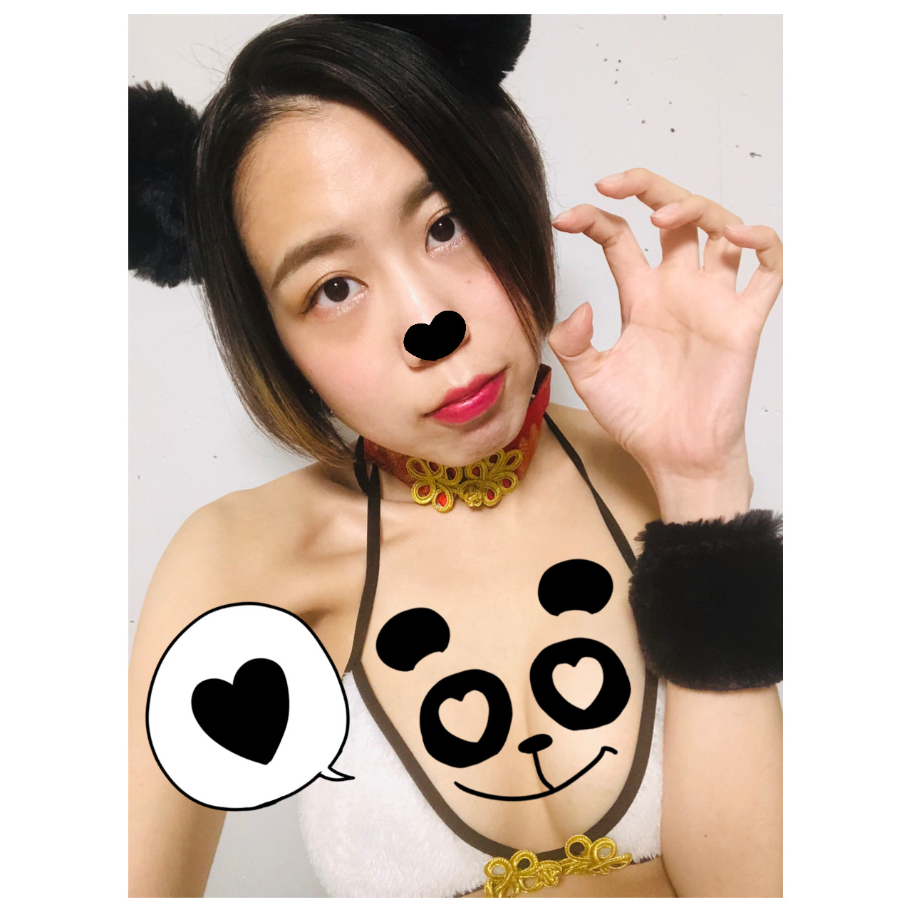 水着イベントでパンダになりました。