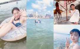 この夏、日間賀島に行ったよ
