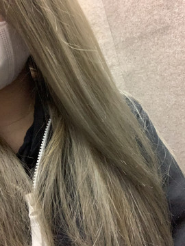 1年ぶりに髪染めた???♀?