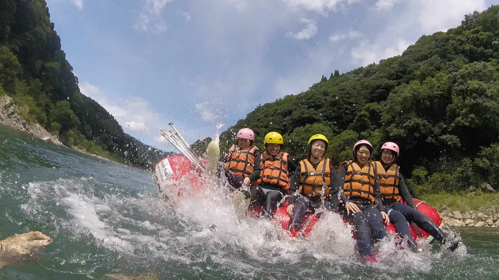 ラフティング！