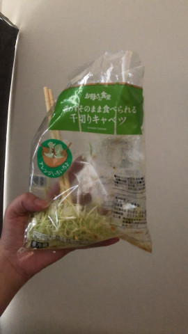 キャベツ食べて今夜はチャット