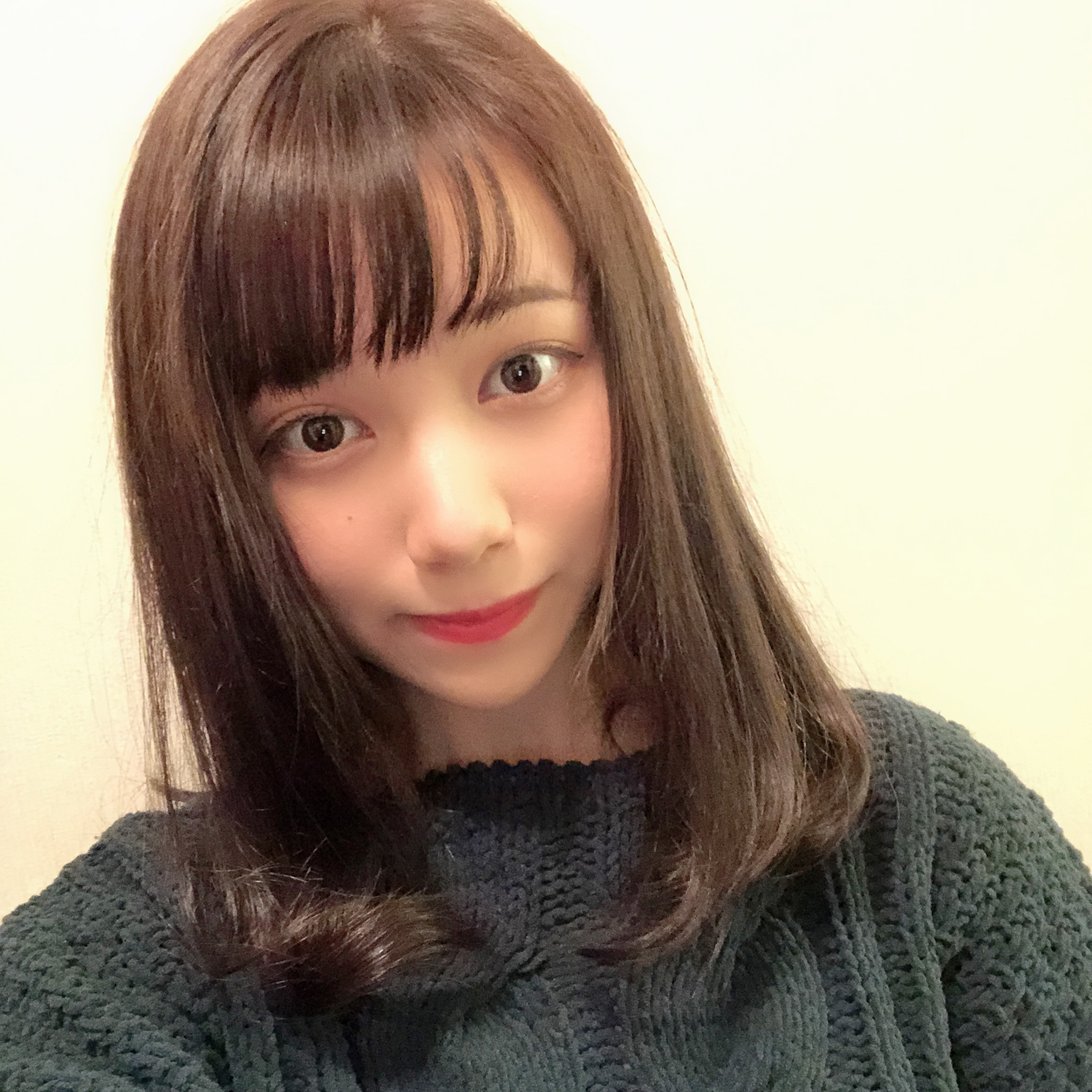 髪の毛染めました