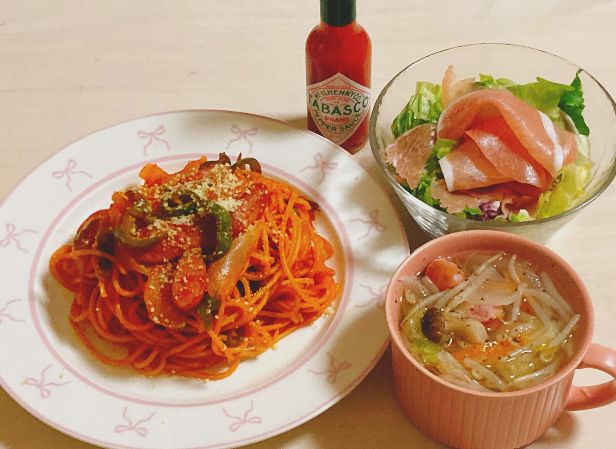 ナポリタン作りました！