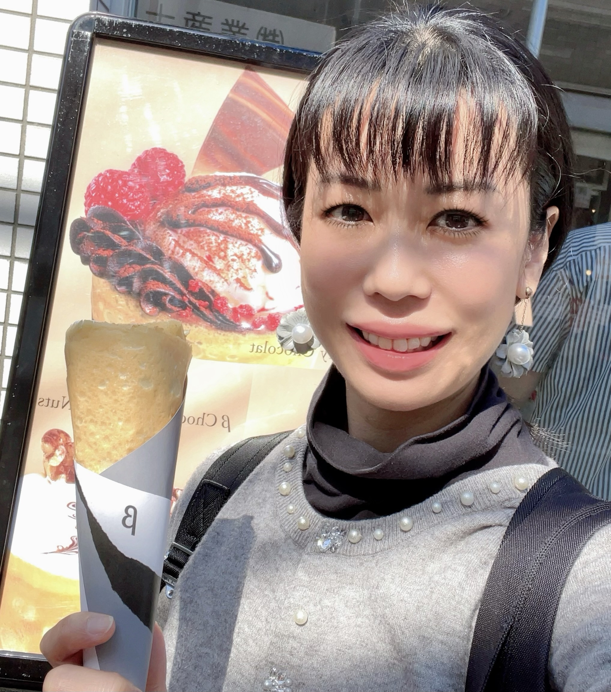 話題のクレープ