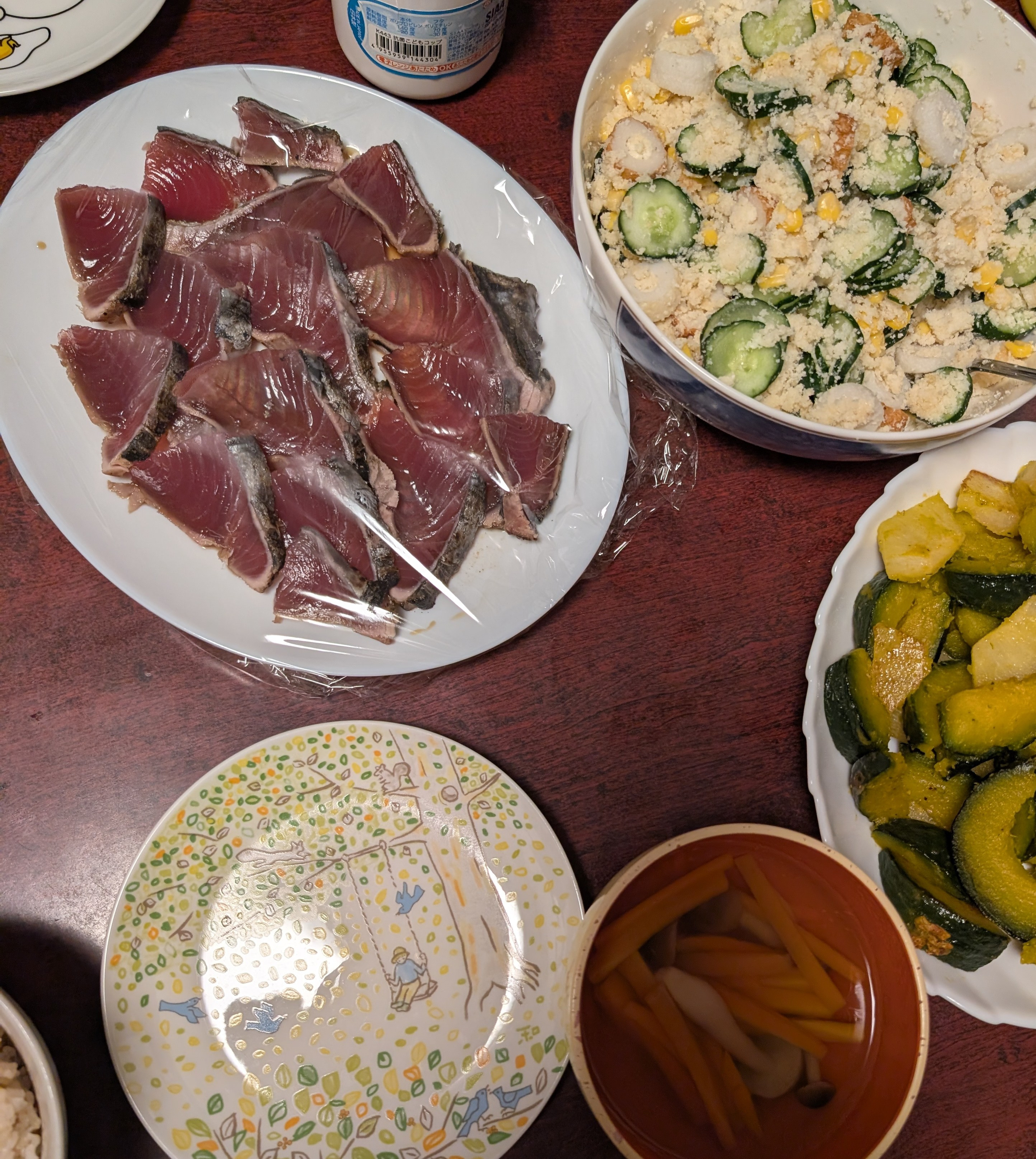 ヘルシーな夕飯になりました。