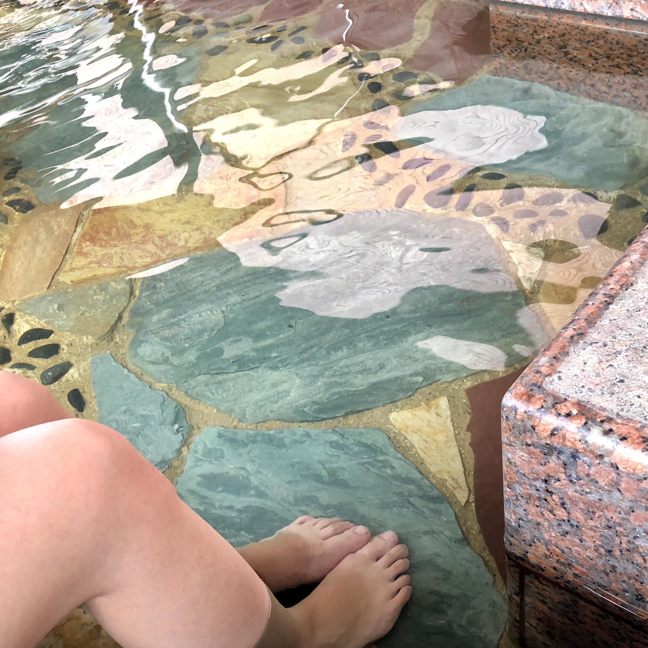 足湯に行ってきたよ〜