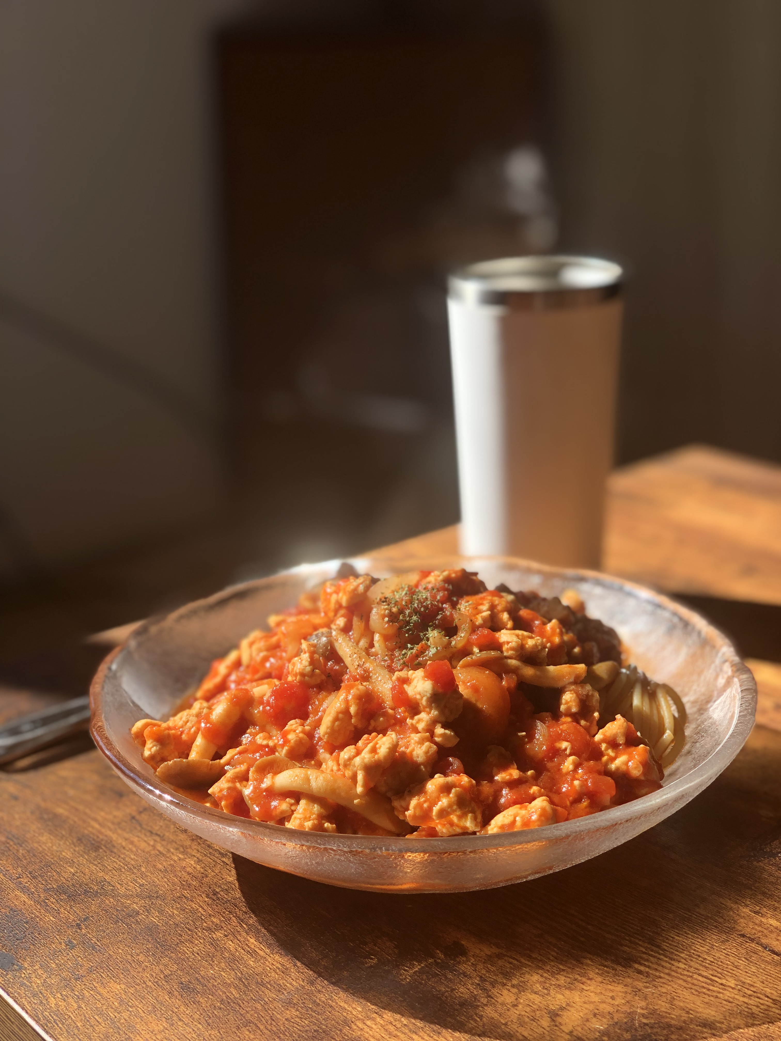 パスタばっかやん(´ｰ｀)