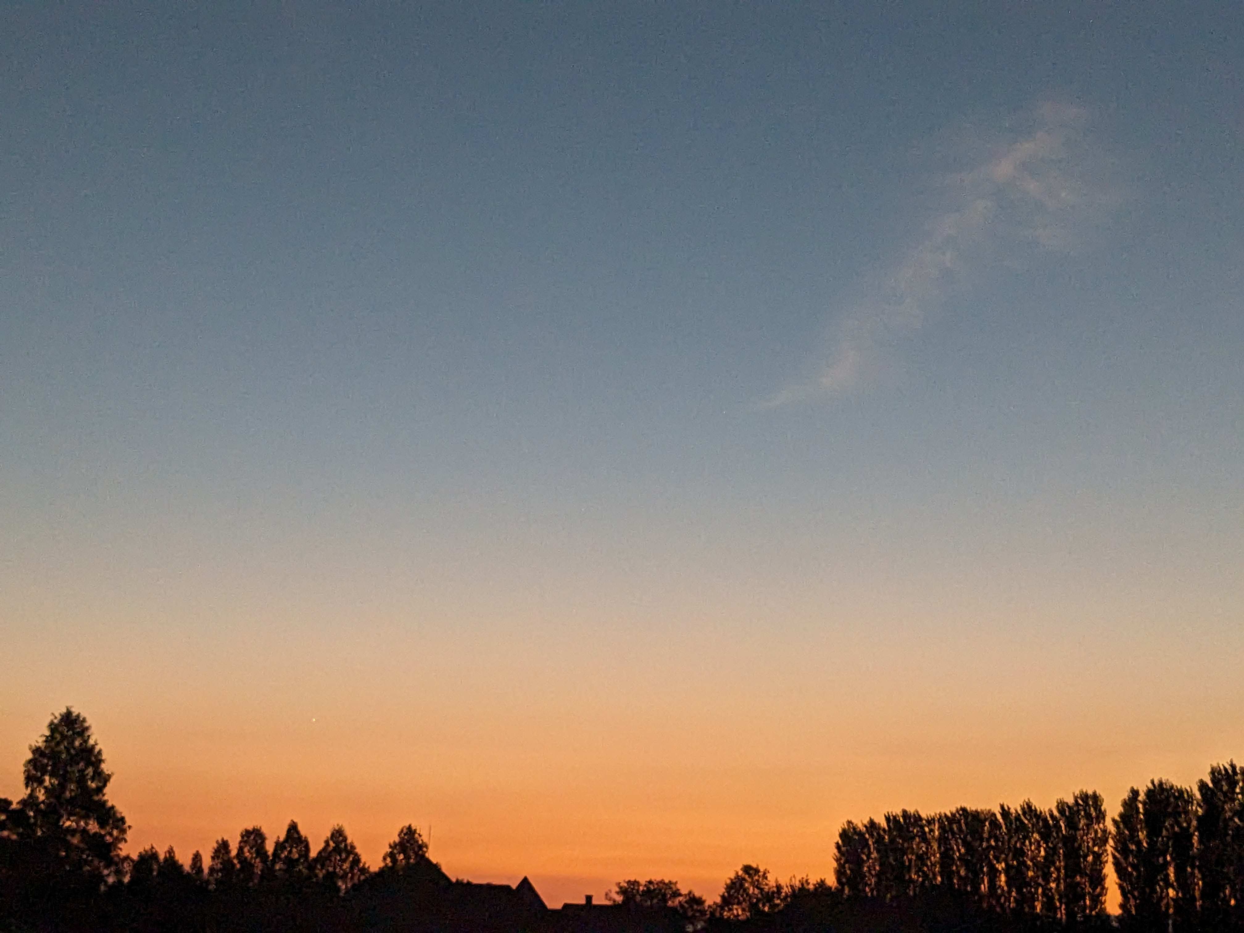 夕日