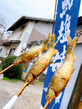 アユが美味しかった、、?