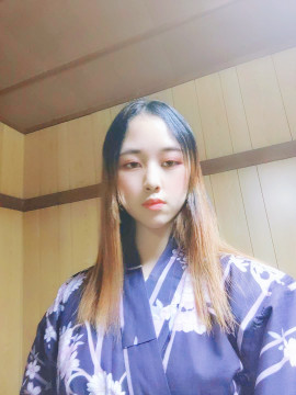なんか浴衣着てみました(*´∇｀*)