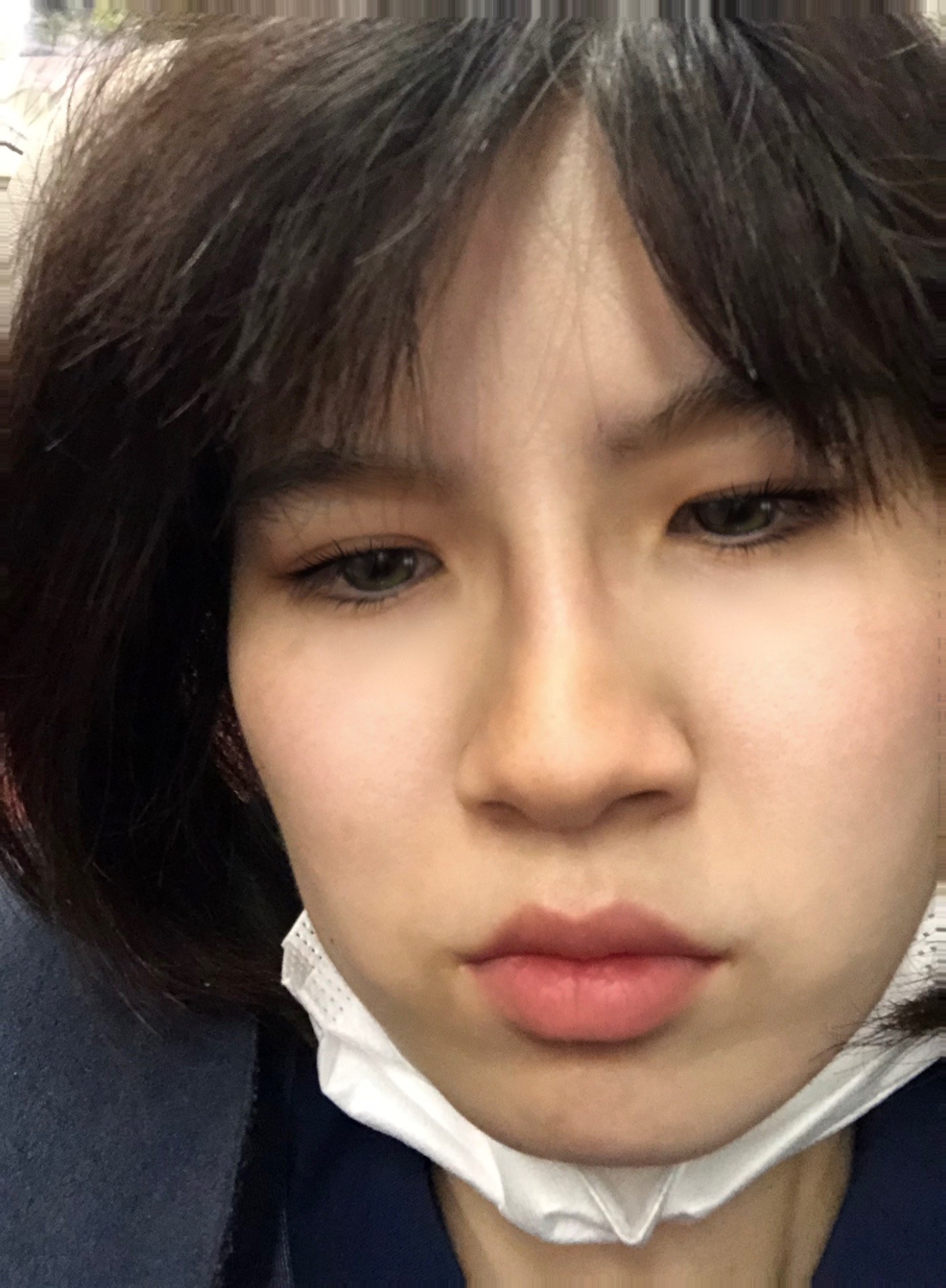 仕事帰りだよん