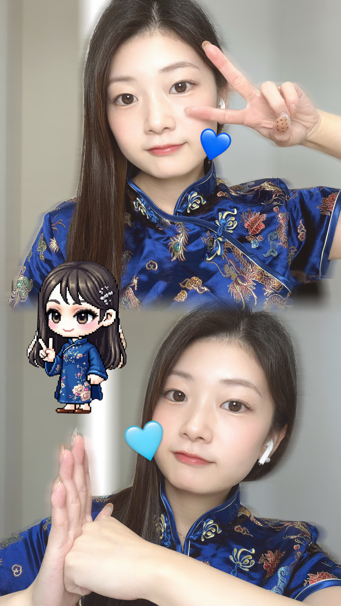 チャイナ服試着