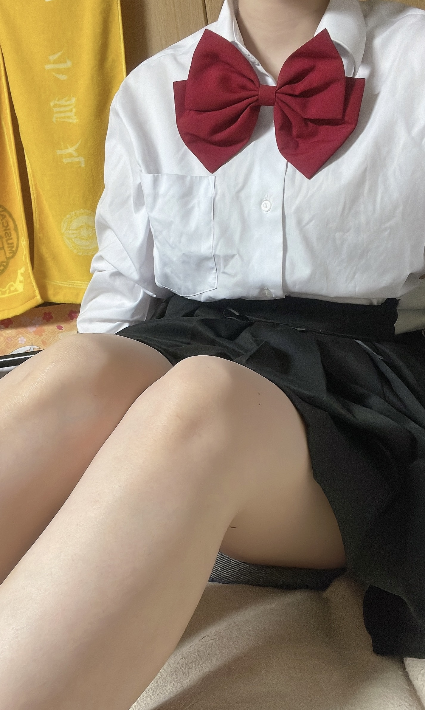 制服コスプレしました?