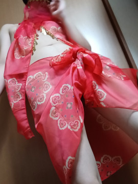 浴衣を来てみました