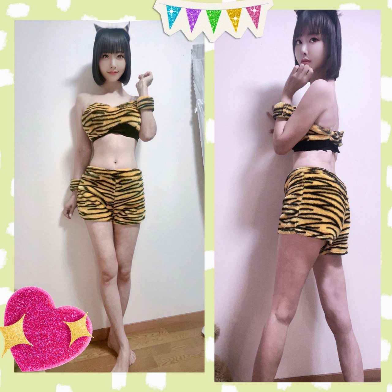 生脚ラムちゃんに変身の理加