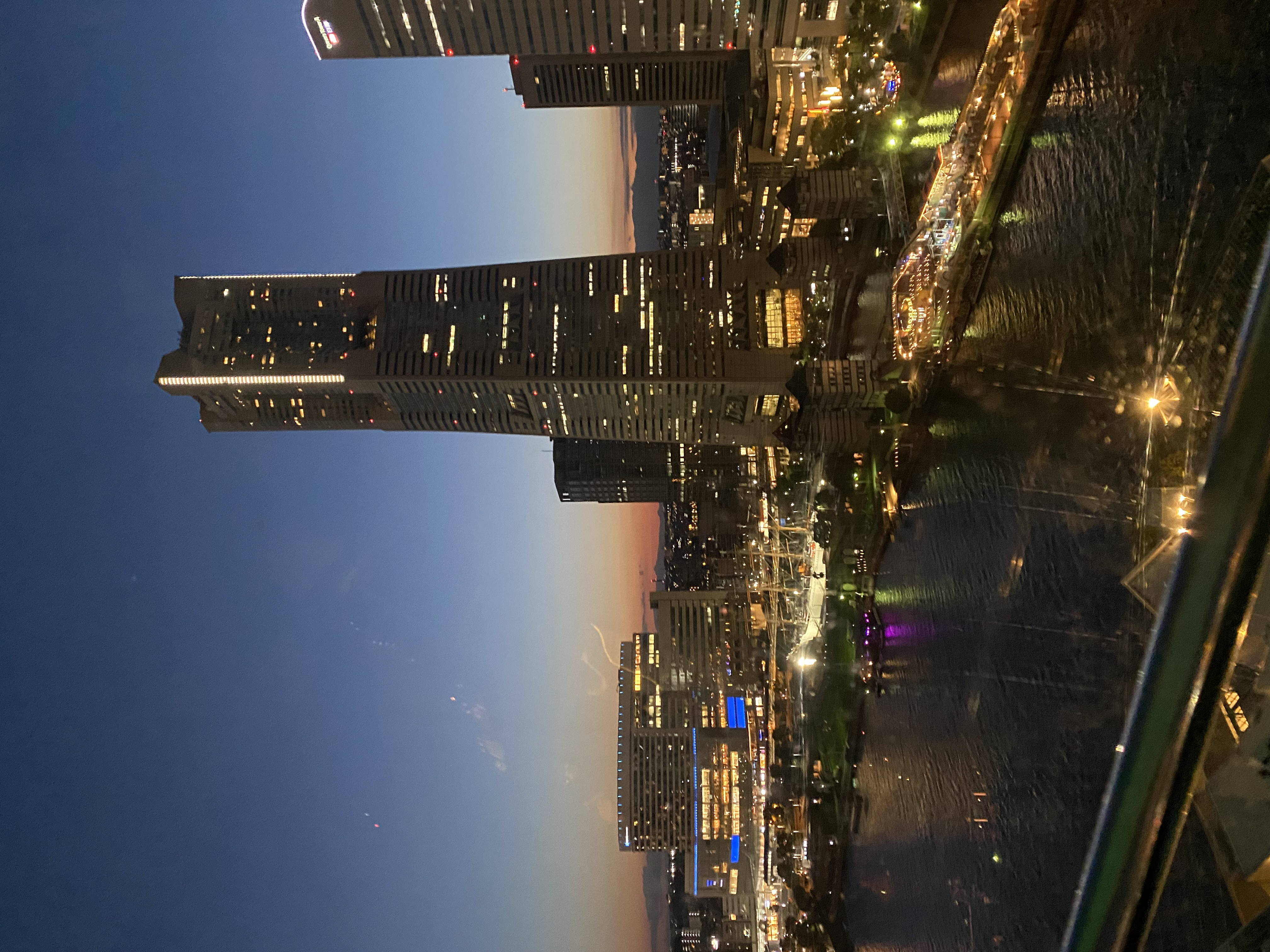 観覧車からの夜景