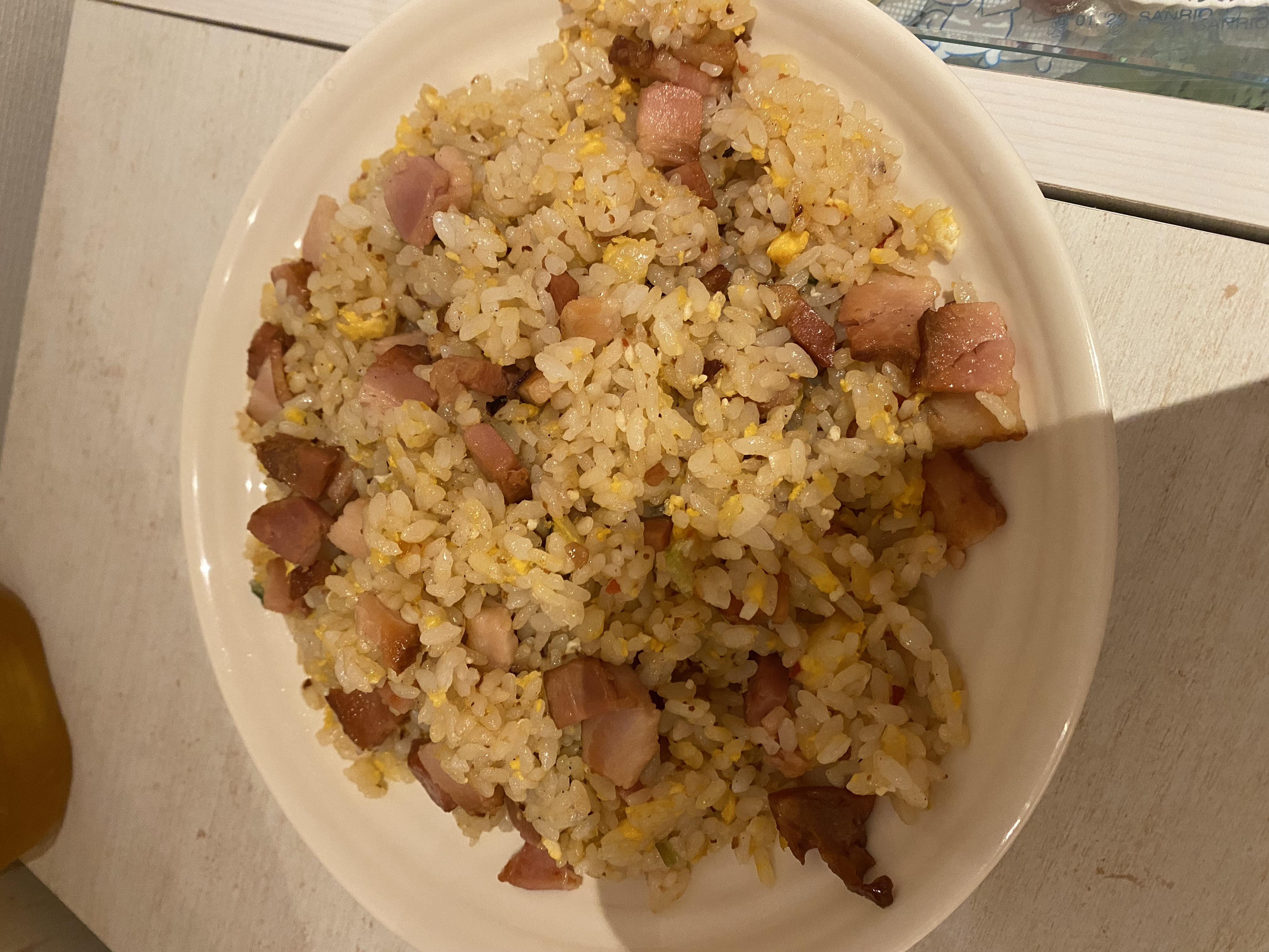 2日連続チャーハン?笑