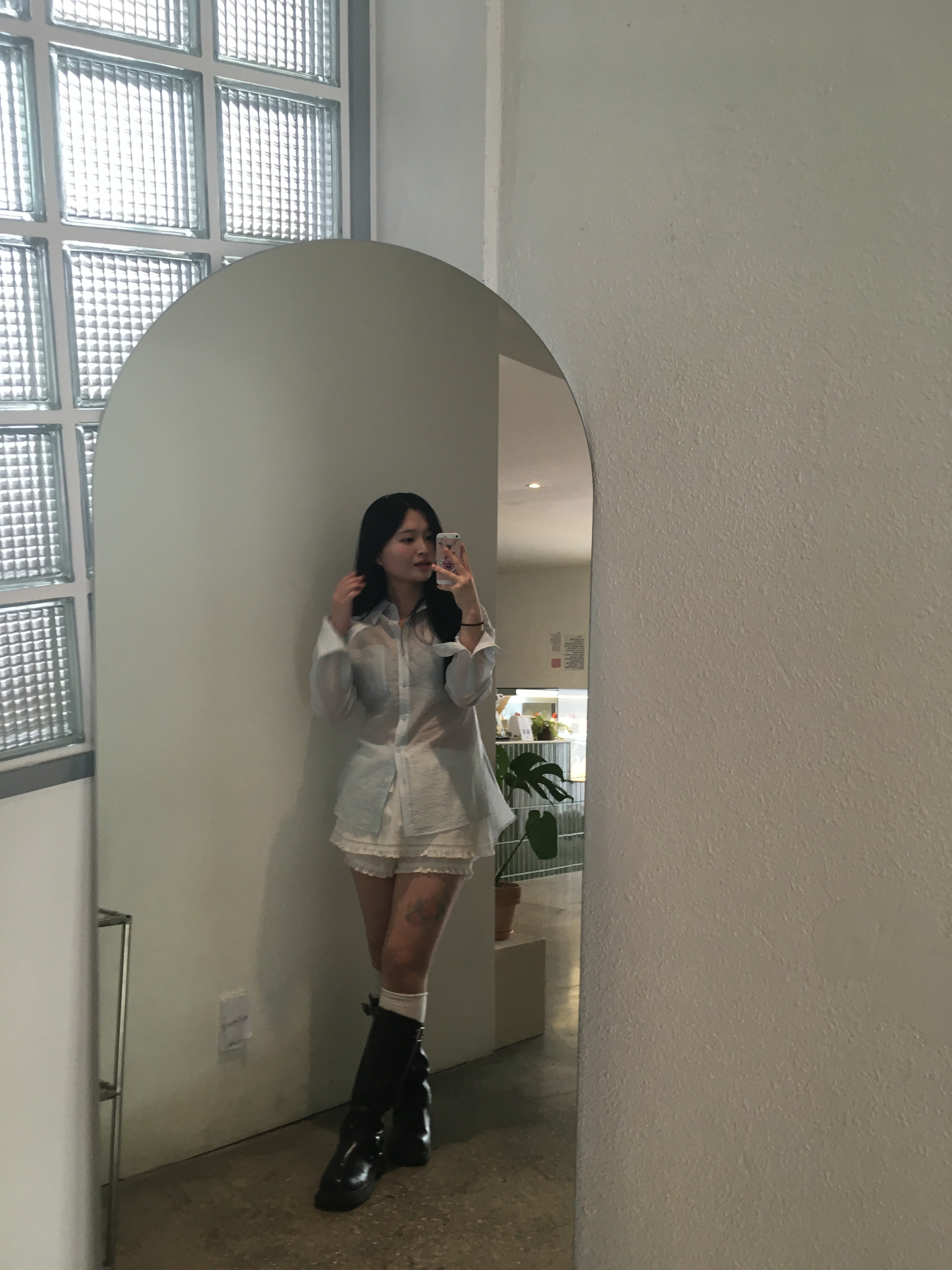 韓国のカフェ行った時の写真