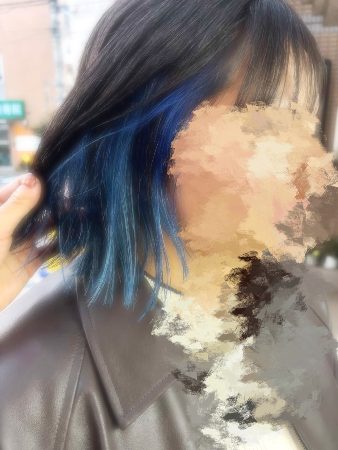 髪を染めましたよ〜