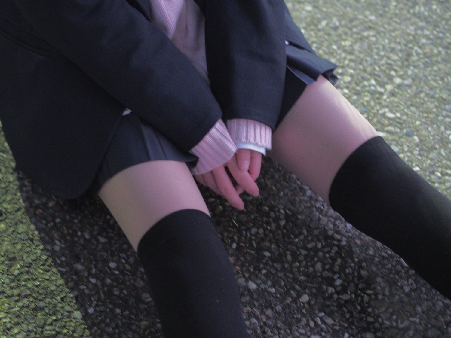 ニーハイ履いてみた♪