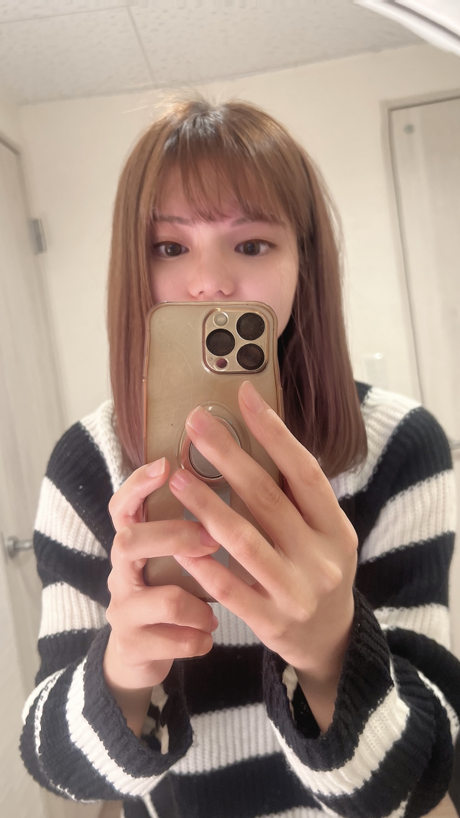 髪の毛切りました(?>?<?)