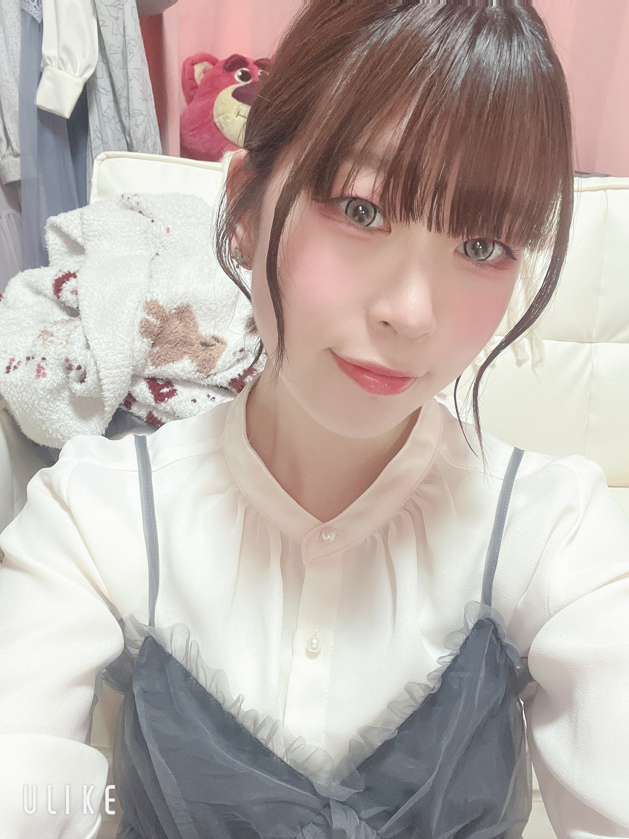 髪縛ってみた!