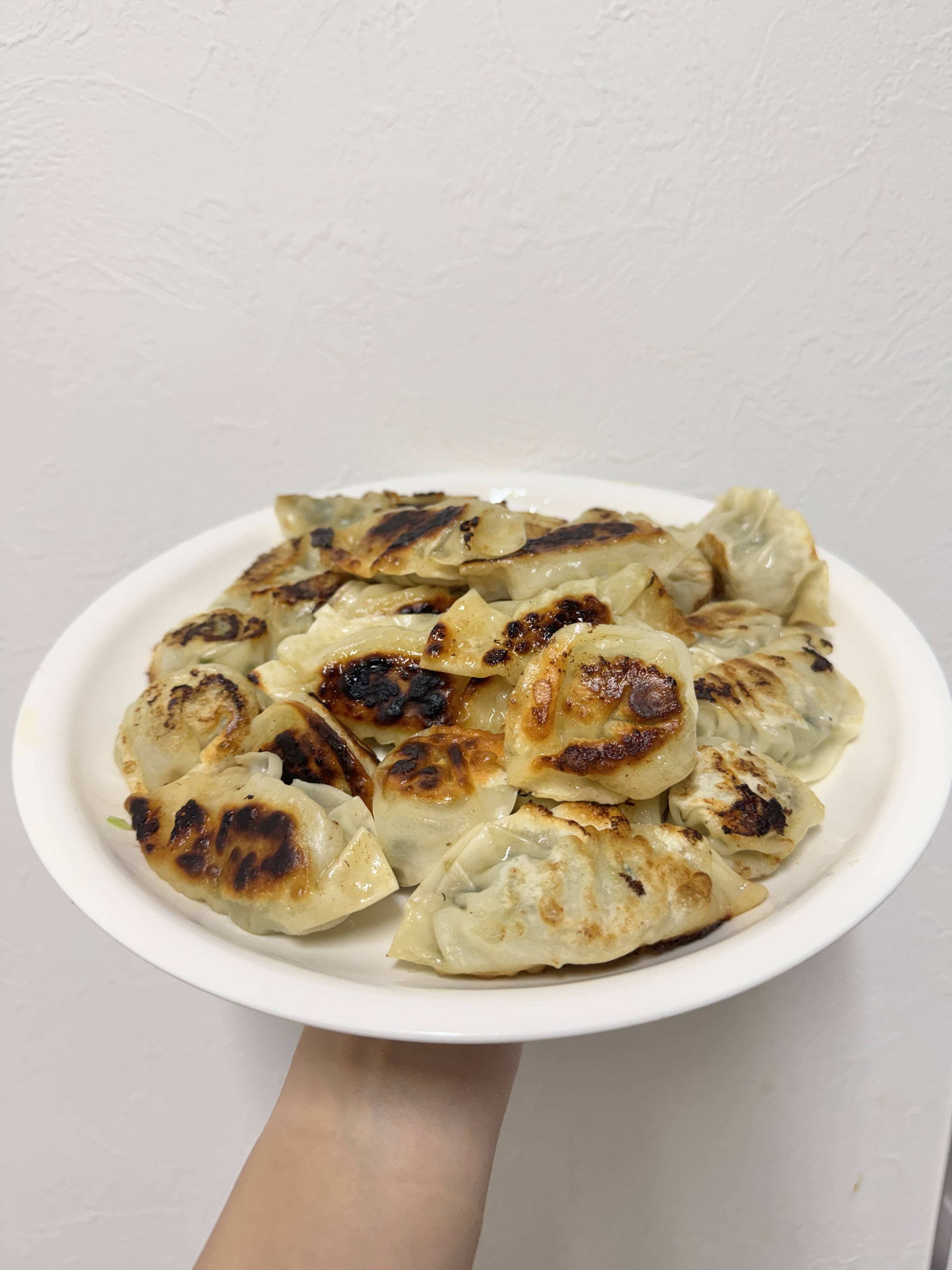 初めての餃子作り！！?