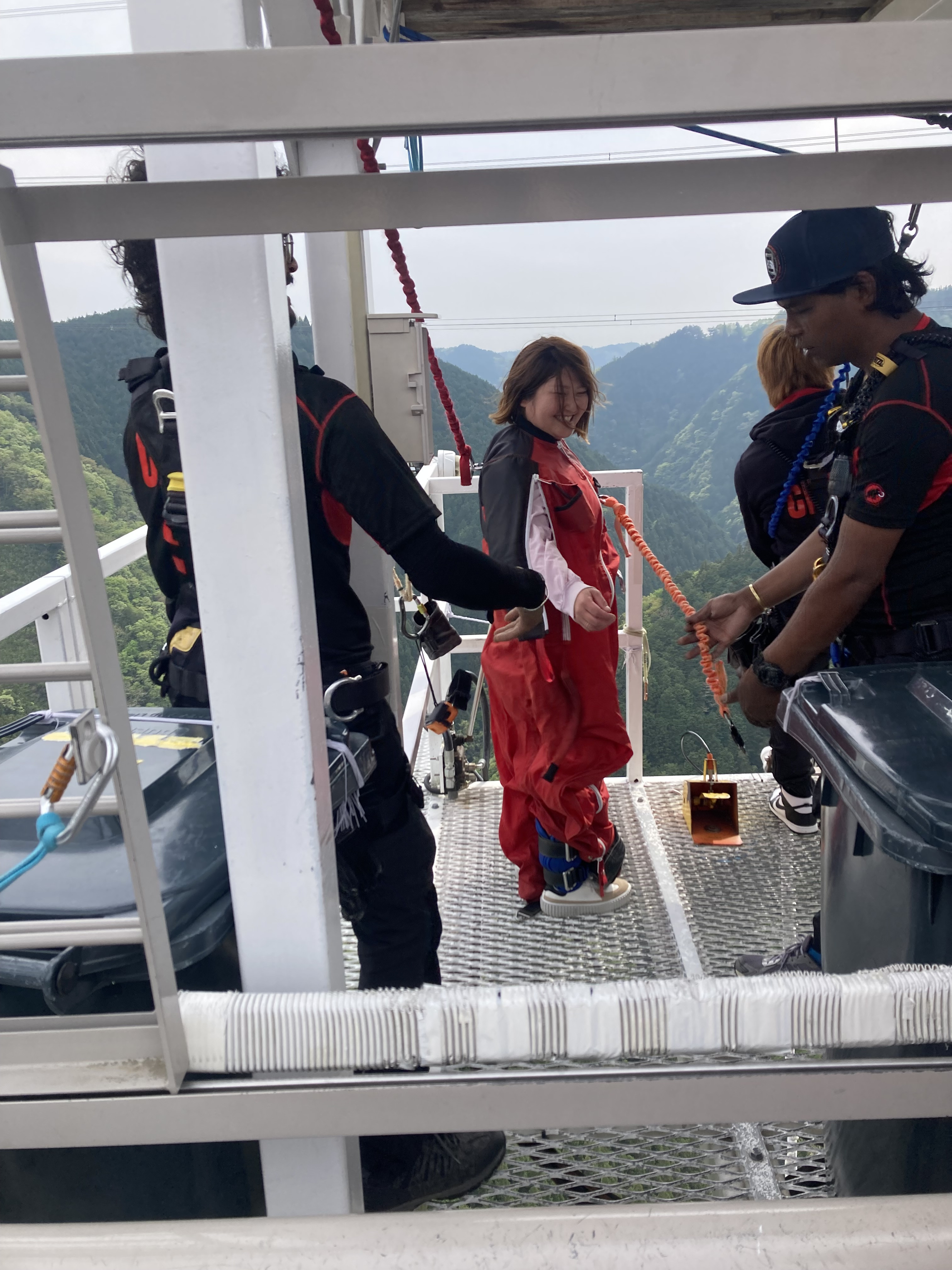 人生初のバンジージャンプ?