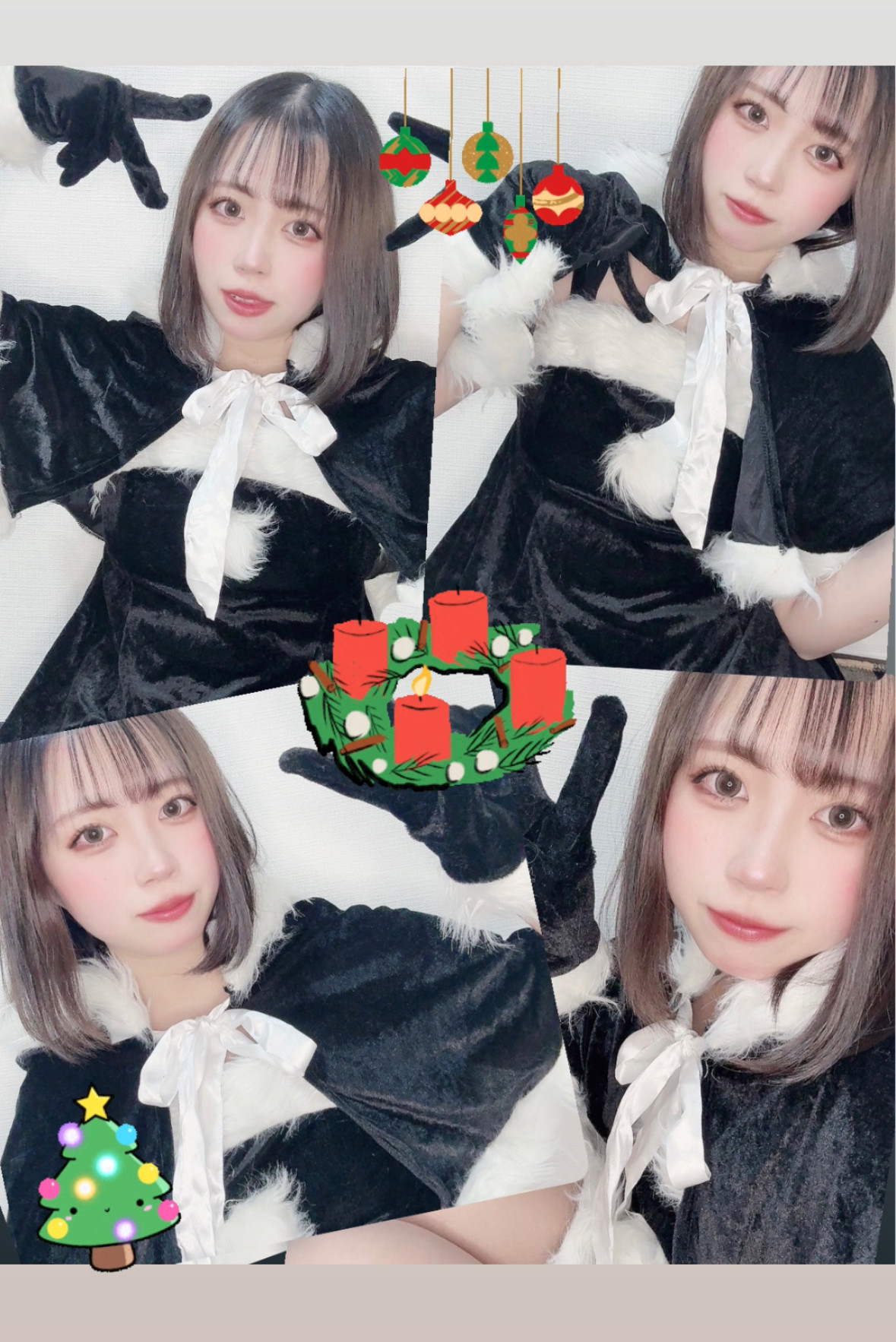 ブラックサンタだぞぉ〜^ ^