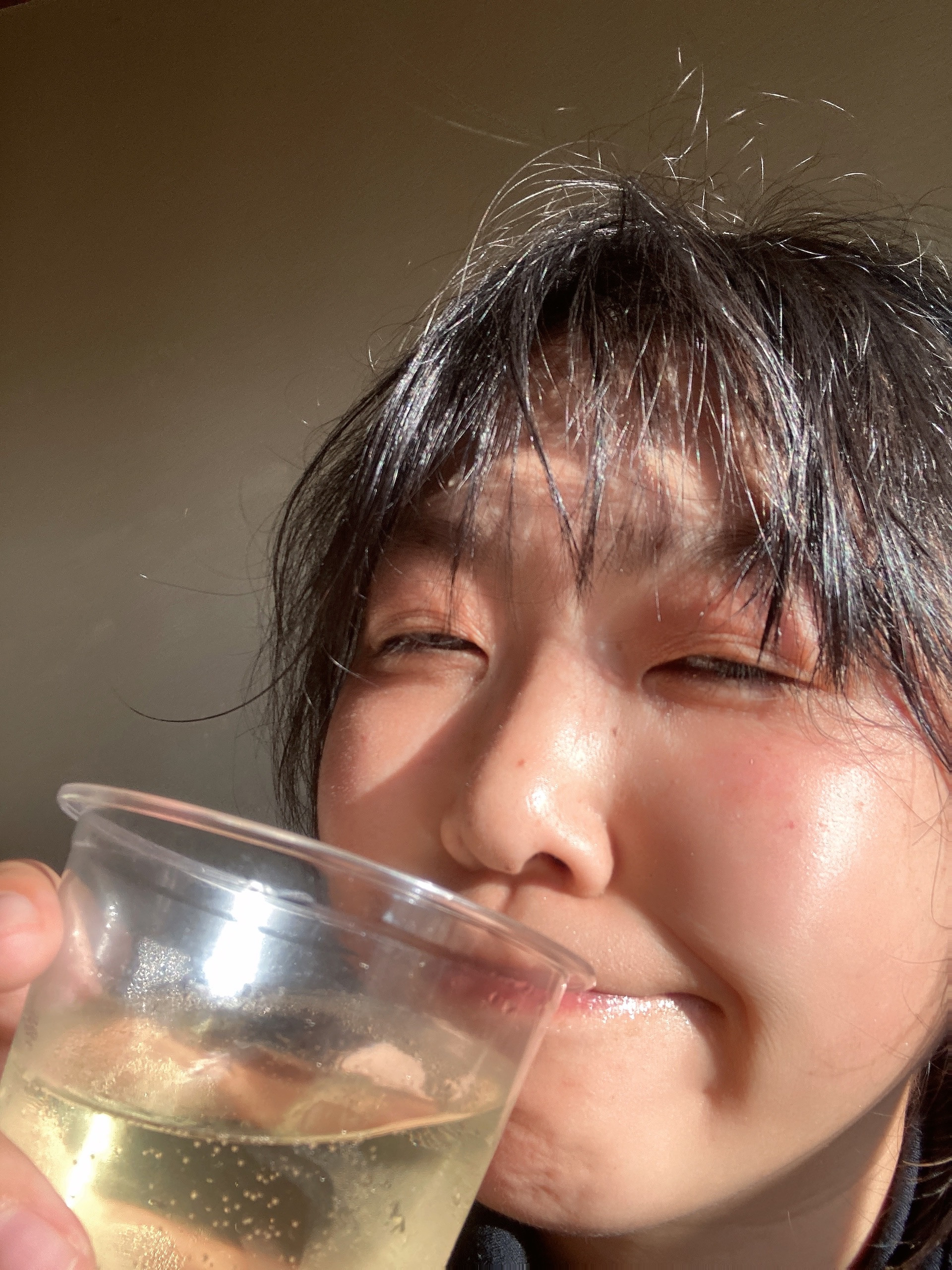 熱い日には酒！