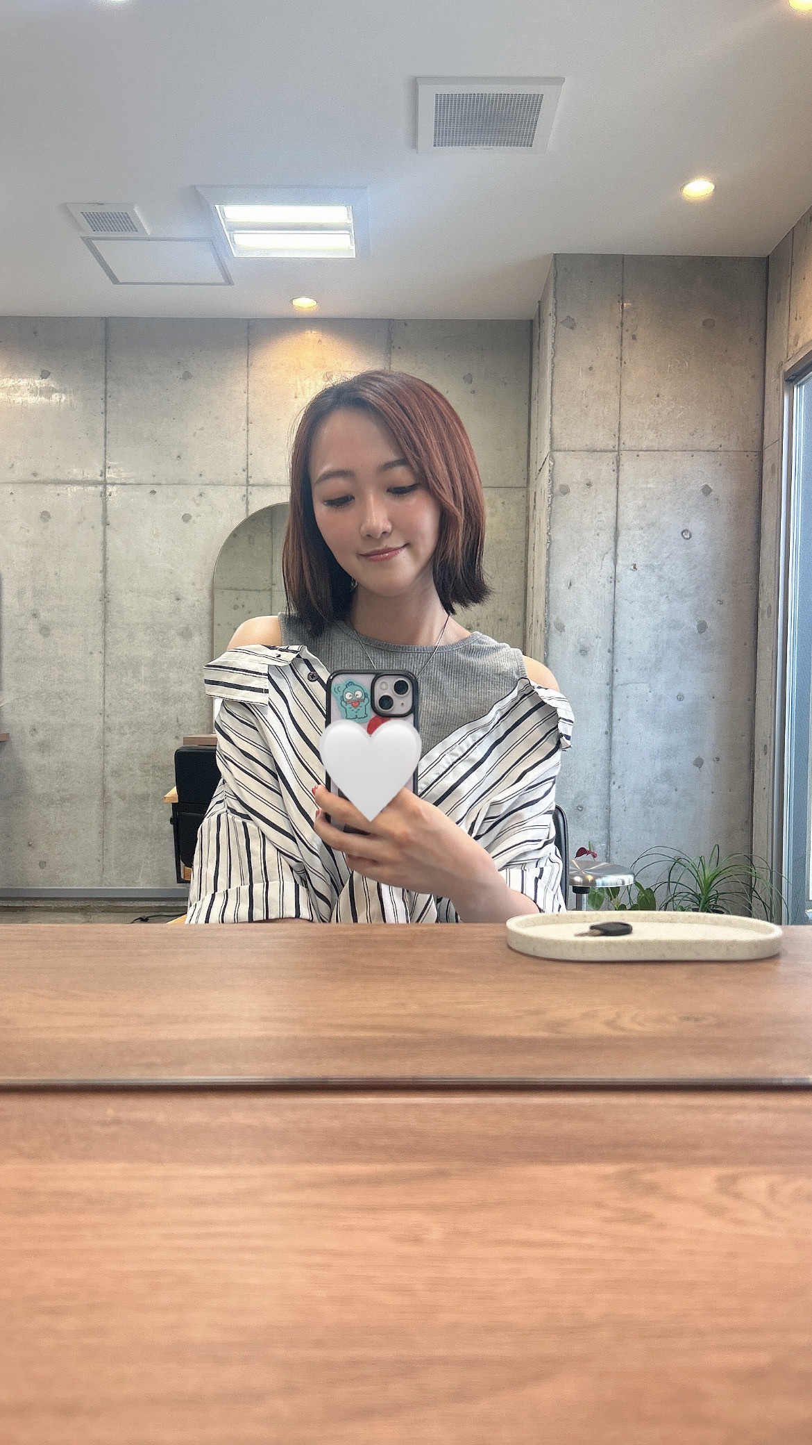 美容室に来ました。わくわく。