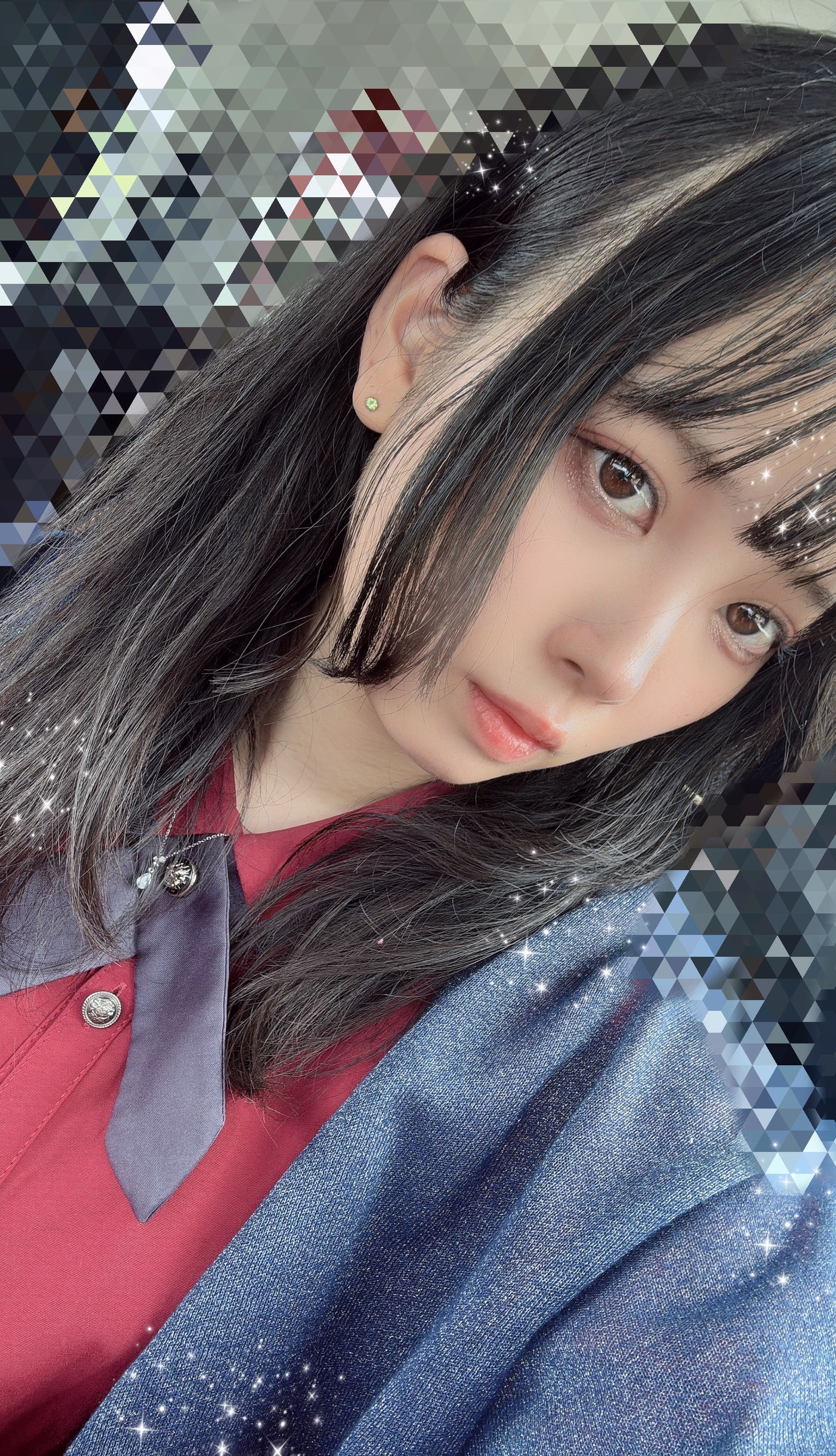 安定の前髪ぱっつん